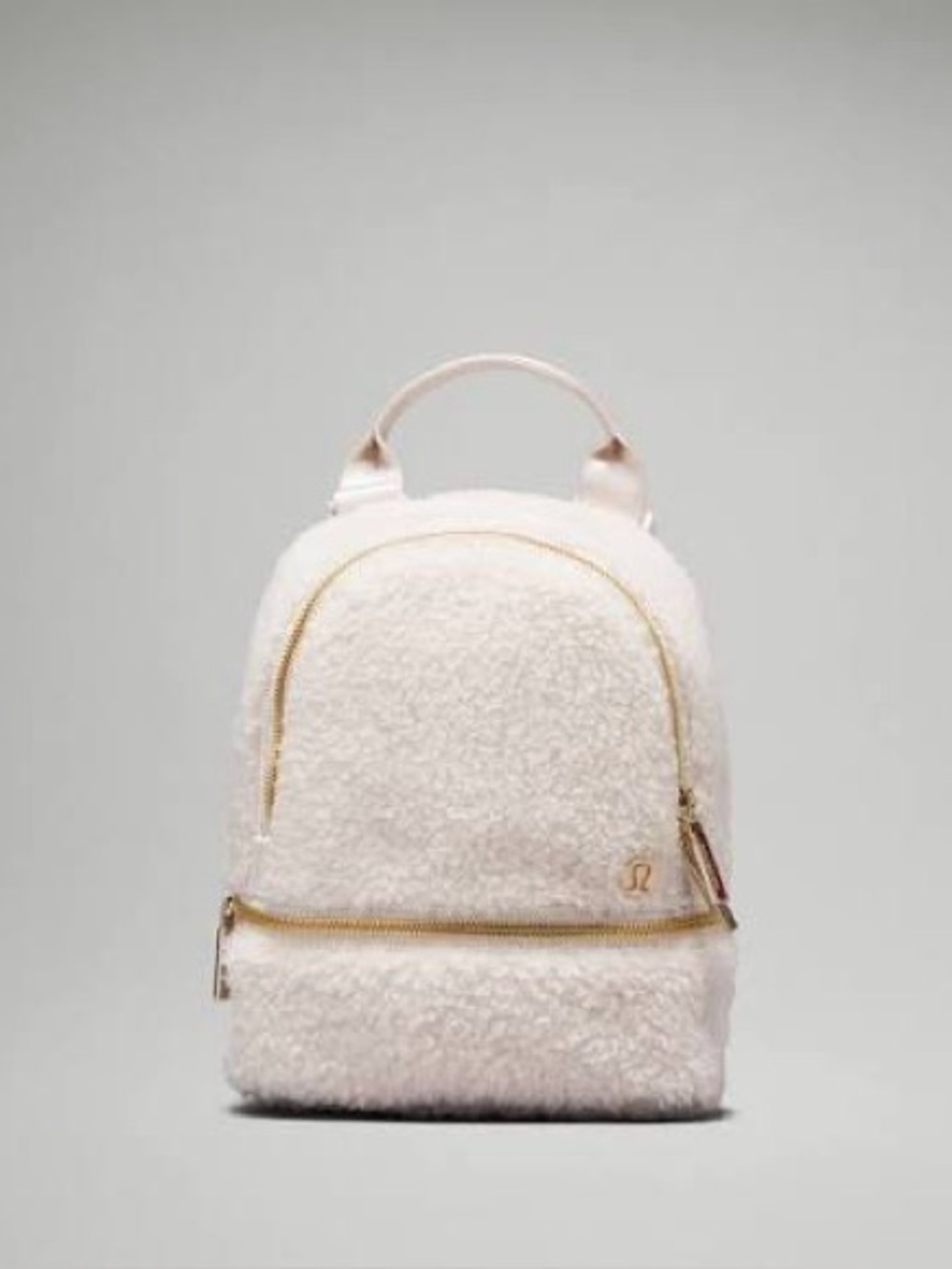 🆕🤍 Lululemon City Adventurer Backpack Micro 3L Fleece - White Opal Gold
